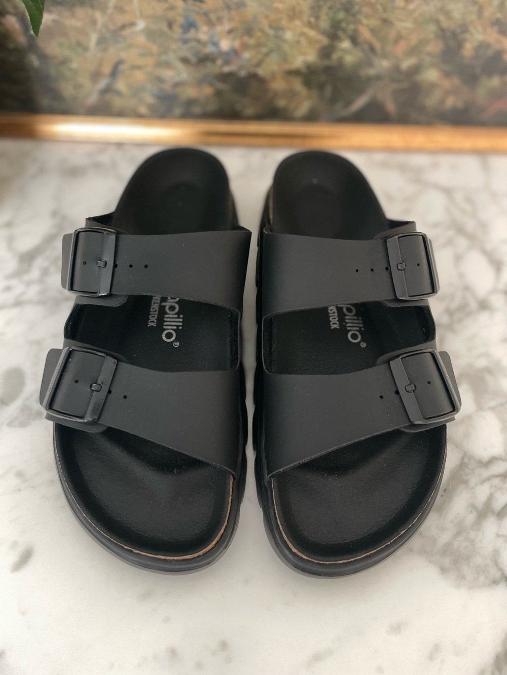 Birkenstock Papillio Arizona Chunky Platform Slide Sandals Size 39 - Picture 4 of 12